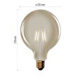 Bec LED Vintage G125, E27, lumina calda 2200K, 4.5W, 420lm, 25000 h functionare, garantie 3 ani, Emos Z58032