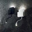 Aplica moderna neagra USB LED 9.5W/750lm/3000K, Probe AP2 237930 Ideal Lux