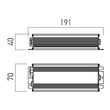 Alimentator 24V DC IP65 benzi LED, ATD24.200IP67 Arelux
