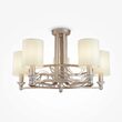 Candelabru clasic Vittoria auriu abajur alb Ø71cm, Maytoni