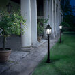 Stalp clasic exterior negru 1xE27/23W, ANNA PT1 101514 Ideal Lux