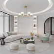 Lustra moderna Vision aurie abajur transparent Ø96cm, Maytoni