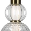 Lustra LED moderna Collar aurie abajur transparent cu alba Ø14cm 16W, Maytoni