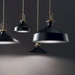 Lustra moderna metalica neagra 1xE27/42W, ERIS-1 SP1 249056 Ideal Lux