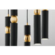 Lustra moderna aurie detalii sferice aurii 5xGU10/60W Alas 2014 Jupiter
