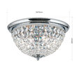 Plafoniera cristal clasica crom Plafond 6xE27/40W, DLU 1840/47 CHROM Orion
