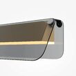 Aplica LED moderna Flat neagra abajur gri L30cm 6W, Maytoni