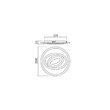 Plafoniera LED telecomanda alb cald/rece timer il. veghe, Stratos 01-2335 Smarter