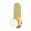 Aplica moderna Bao aurie abajur alb Ø10cm, Maytoni