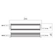 Alimentator tensiune continua 24V circuite LED IP67 DRIVER TC 24V 150W IP67 Arelux AT24.150IP67