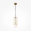 Lustra moderna Telford aurie abajur alb Ø12cm, Maytoni