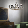 Candelabru modern cu note venetiene 15xE14/40W, VANITY SP15 206639 Ideal Lux