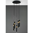 Lustra moderna aurie detalii sferice aurii 5xGU10/60W Alas 2014 Jupiter