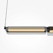 Lustra LED moderna Flat neagra abajur gri L12cm 20W, Maytoni
