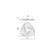 Plafoniera LED telecomanda alb cald/rece timer il. veghe, Stratos 01-2336 Smarter