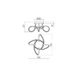Plafoniera LED Cigno 01-2346 Smarter