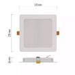 Downlights patrat LED RUBIC, incastrat, lumina neutra 4000K, 18W, 1800lm, IP20, Emos ZD2442