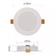 Downlights rotund LED RUBIC, incastrat, lumina neutra 4000K, 9W, 900lm, IP20, Emos ZD1432