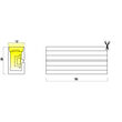 Banda LED XSNAKE flexibila monocromatica IP67 rola 5 m 12W/ml 120LED/ml 24V DC 3000K 120° Arelux SNK12X20WW
