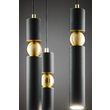 Lustra moderna aurie detalii sferice aurii 3xGU10/60W Alas 2013 Jupiter