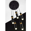 Lustra moderna aurie detalii sferice aurii 5xGU10/60W Alas 2014 Jupiter