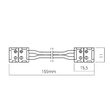 Element conexiune liniară rigidă benzi LED XRIBO IP20 ST04LC8 Arelux