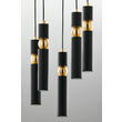 Lustra moderna aurie detalii sferice aurii 5xGU10/60W Alas 2014 Jupiter