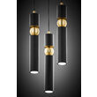 Lustra moderna aurie detalii sferice aurii 3xGU10/60W Alas 2013 Jupiter