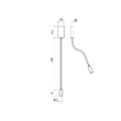 Aplica moderna Wallie alba intrerupator USB LED 3W/238lm/3000K, 01-2754 Redo