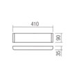 Aplica LED moderna neagra 14W/1350lm/3000K L40, Pepas 01-3203 Smarter
