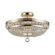 Candelabru cristal clasic Ottilia auriu Ø43cm, Maytoni