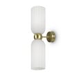 Aplica moderna Antic aurie cu doua abajururi alb Ø10cm, Maytoni