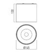 Spot LED aluminiu turnat 36° 30W/4000K/3950lm XPilar PLR04NW SWH/SBK Arelux