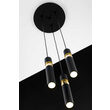 Lustra moderna aurie detalii sferice aurii 3xGU10/60W Alas 2013 Jupiter