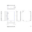 Cutie metalica 500x400x210 mm, cu contrapanou. incuietoare standard, WSA5040210 Schrack