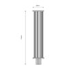 Lustra moderna alba, stil industrial, 8xG9/3W, Ihi 9460, Dohar