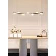 Lustra moderna Sinclair neagra dimmabila TRIAC LED 42.7W/4587lm/3000K, 01-3246 Redo