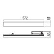 Spot LED liniar incastrat orientabil IP54 30W/4000K/4092lm XTrade TD04NW SWH Arelux