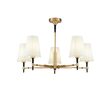 Plafoniera clasica Zaragoza alama abajur alb Ø78cm, Maytoni