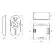 Sistem control circuite LED telecomanda multifunctionala radio frecventa 12A Arelux CTR124