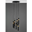 Lustra moderna aurie detalii sferice aurii 7xGU10/60W Alas 2015 Jupiter