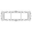 Suport de fixare negru, 7m, cu suruburi, NEVE UP Vimar, VIM-09617