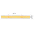 Banda LED flexibila fixare rapida alb rece IP67 rola 5m 14W/m/24V DC/6000K/1430 lm/m XSolis SLS04CW67CL Arelux