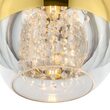 Lustra moderna Fermi aurie abajur transparent Ø30cm, Maytoni