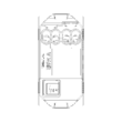 Intrerupator simplu alb, 1m, 1P, 16AX, NEVE UP Vimar, VIM-09001