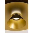 Lustra moderna Fargo neagra exterior aurie interior LED 16.5W/1850lm/4000K, 01-3001 Redo
