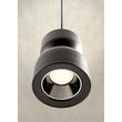 Lustra moderna Yona neagra opal LED 5W/567LM/3000K, 01-2685 Redo