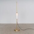 Lampadar modern din alama masiva cu abajururi din sticla opal, Odyssey, B191 SchwungHome