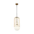Lustra moderna Telford aurie abajur alb Ø20cm, Maytoni