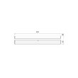 Aplică baie IP44 albă LED 18W 3000/4000K Task 01-4566 Redo